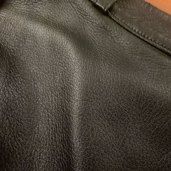 Hannah genuine leather bikers shorts/ bermudas, US 4 - Picture 5 of 7